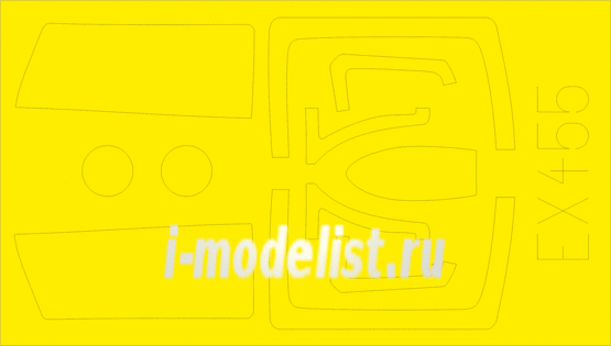 EX455 Edward 1/48 Set of painting masks for MiG-21UM