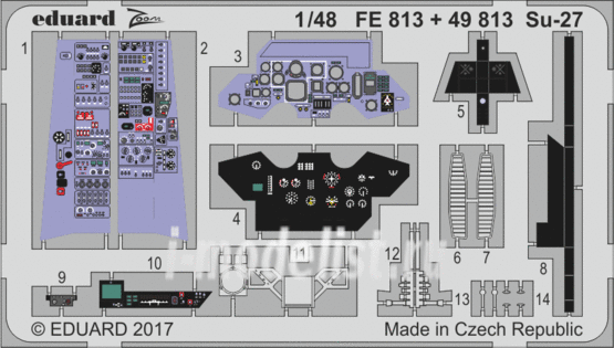FE813 Eduard 1/48 photo etched parts for С-27