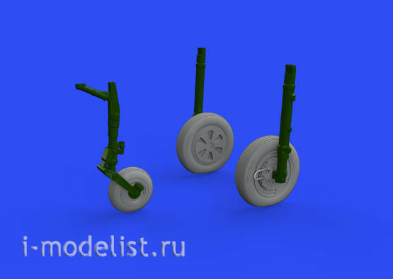 672236 Eduard 1/72 set of MiG-21PF wheel extensions 