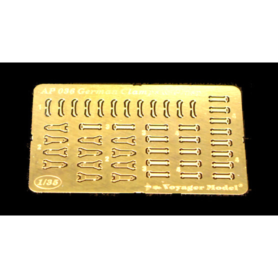 AP036 Voyager Model 1/35 Современные немецкие зажимы и застежка