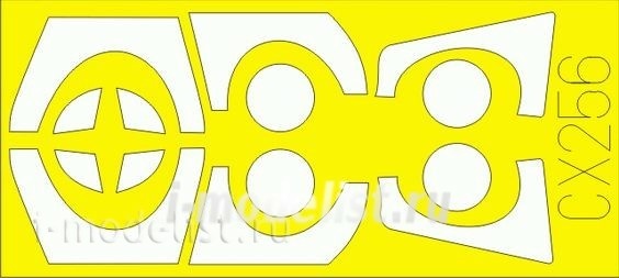 CX256 Edward 1/72 Mask for Rafale A 1/72 HBS