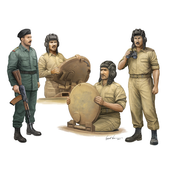 00439 Trumpeter 1/35 Iraqi tank crew