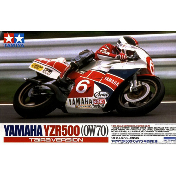 14075 Tamiya 1/12 Yamaha YZR-500 Taira Version