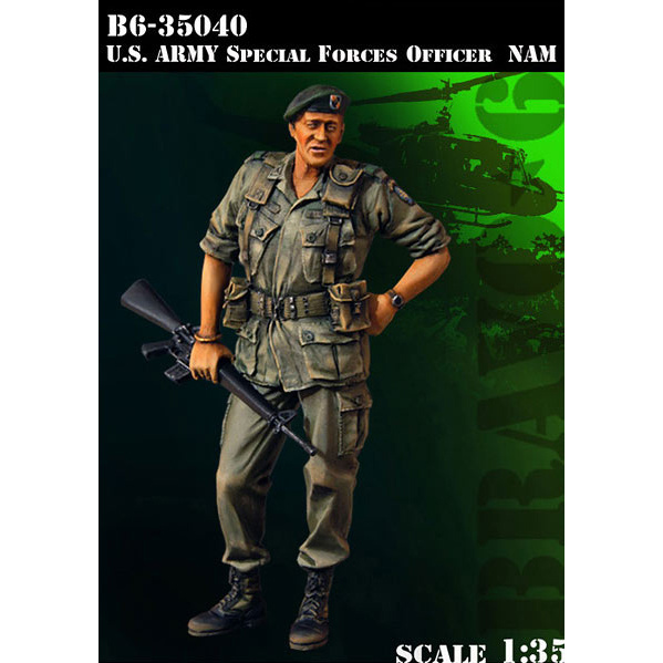 B6-35040 Bravo-6 1/35 U.S. Army Special Forces Officer, 'Nam / U.S. Army Special Forces Officer, Vietnam