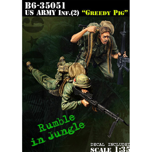 B6-35051 Bravo-6 1/35 U.S. Army Inf.(2) 