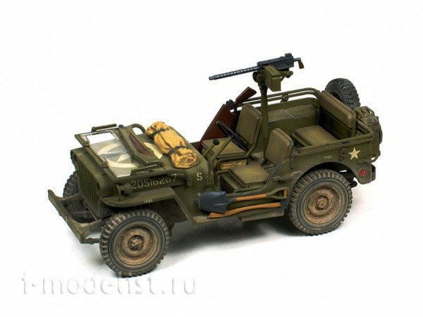 Tamiya 35219 1/35 Scale Military Model Kit US Army Jeep Willys MB 1/4 Ton Truck 