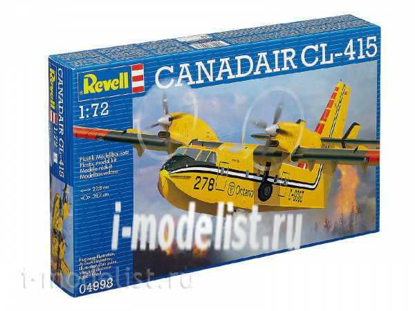04998 Revell 1/72 Canadair BOMBADIER CL-415 Aircraft :: Plastic