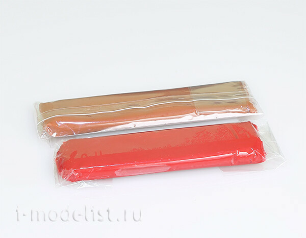 6206 Jas Epoxy plasticine, red, 100 gr