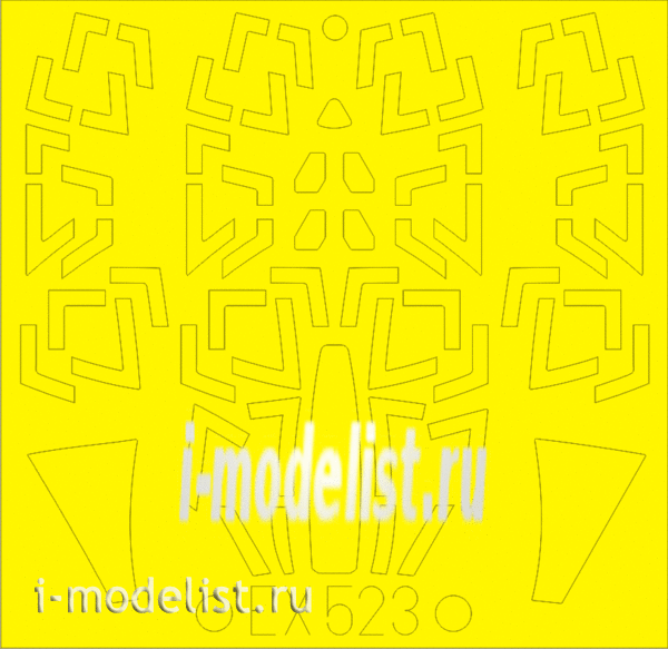 EX523 Eduard 1/48 Mask for the MiG-31B/BS 1/48