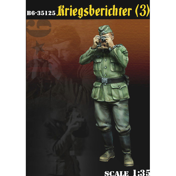 B6-35125 Bravo-6 1/35 Kriegsberichter (3) / War Correspondent (3)