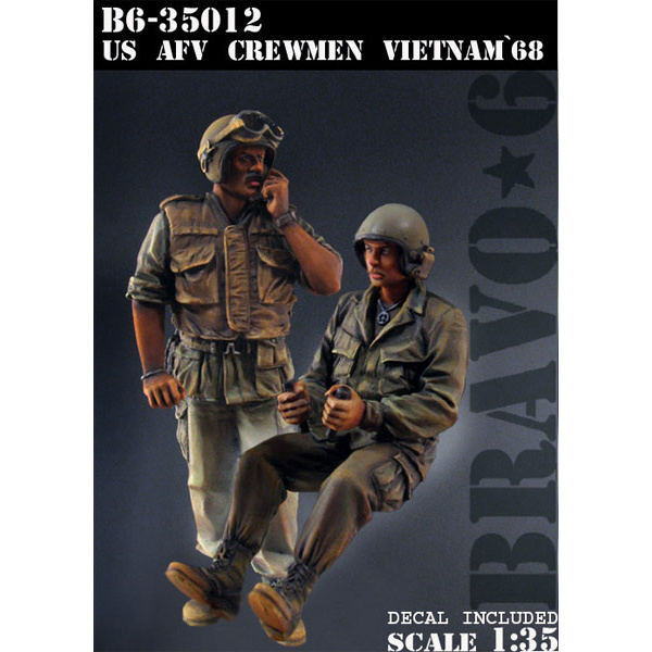 B6-35012 Bravo-6 1/35 U.S. AFV Crewmen, Vietnam'68 / Crew members of the US Armed Forces, Vietnam'68
