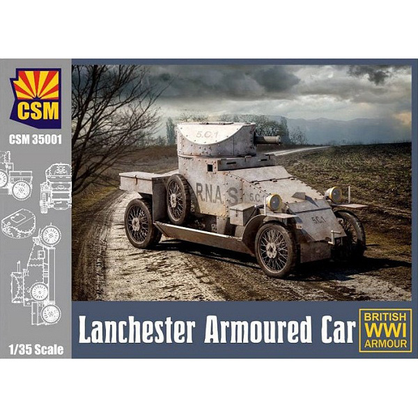 CSM35001 Copper State Models 1/35 Lanchester Armored Car