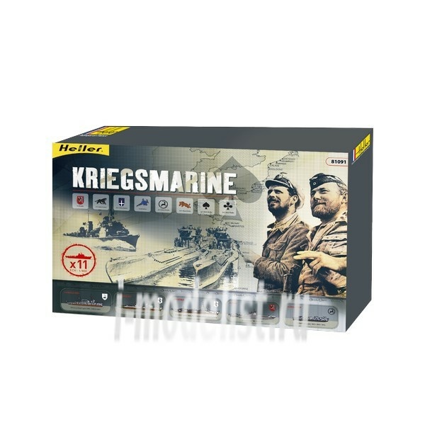 1/400 Heller 81091 Kriegsmarine Coffret