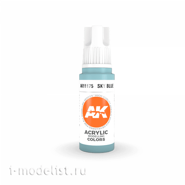 AK11175 AK Interactive acrylic Paint 3rd Generation Sky Blue 17ml