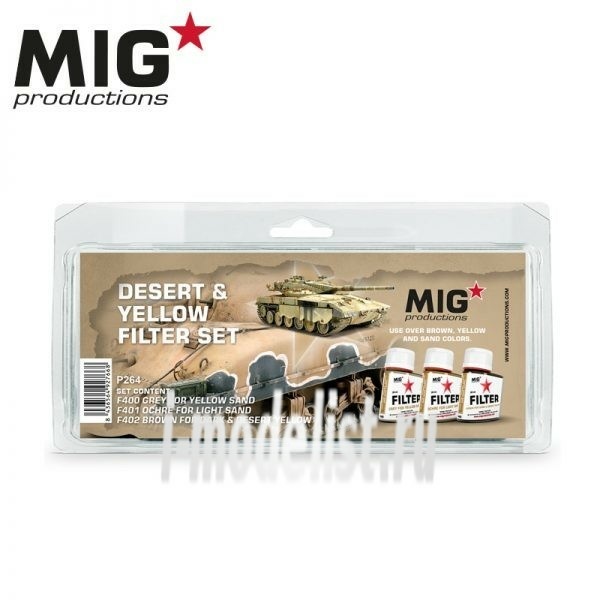 P264 Abteilung 502 Desert & Yellow filter set