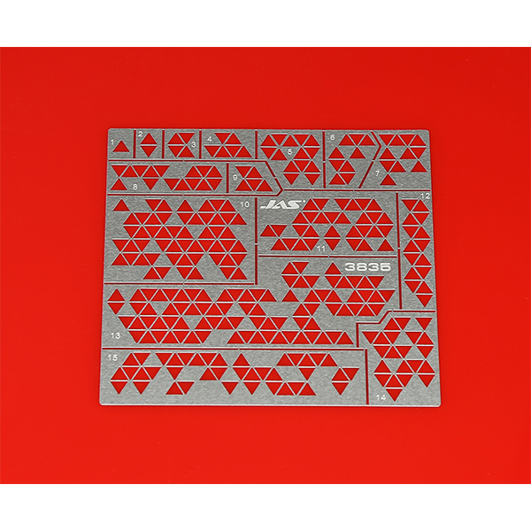3835 Jas Stencil Camouflage triangles