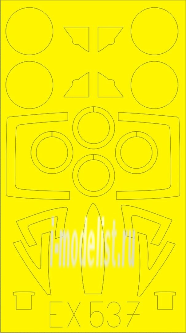 EX537 Eduard 1/48 Mask for the MiG-27