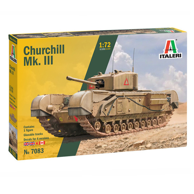 7083 Italeri 1/72 Churchill Mk. III Tank