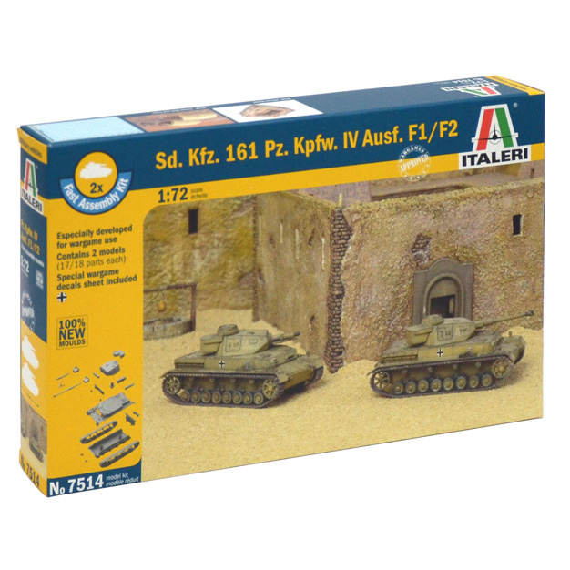 7514 Italeri 1/72 SD. KFZ. 161 PZ. KPFW. IV AUSF.F1/F2