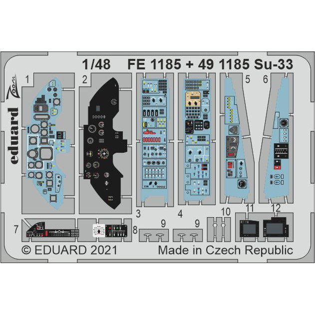 FE1185 Eduard 1/48 Photo Etching for С-33