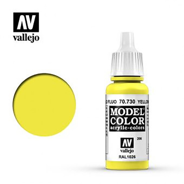 70730 Vallejo acrylic Paint `Model Color` Yellow Fluorescent