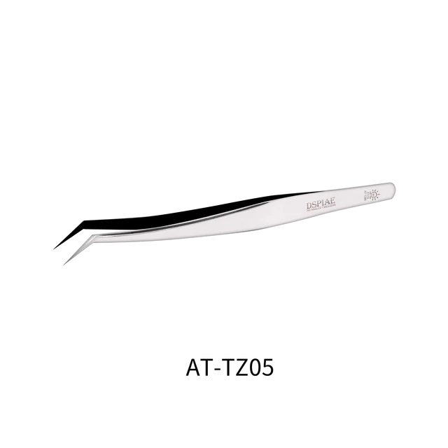 AT-TZ05 DSPIAE Stainless Steel Tweezers with angular tip