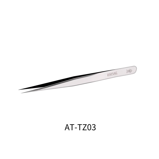 AT-TZ03 DSPIAE Stainless steel Tweezers with straight tip