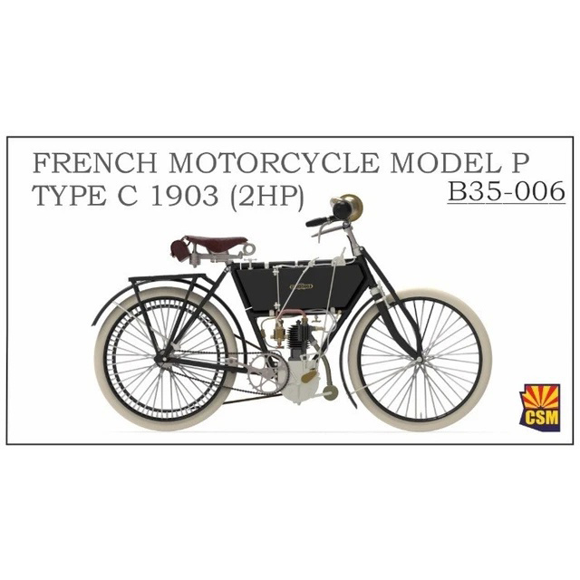 B35-006 Copper State Models 1/35 Французский мfromоцикл модели P – Type C 1903 года выпуска