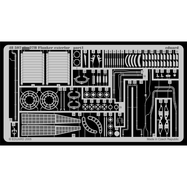 48507 Eduard 1/48 Photo Etching С-27 Flanker B exterior  
