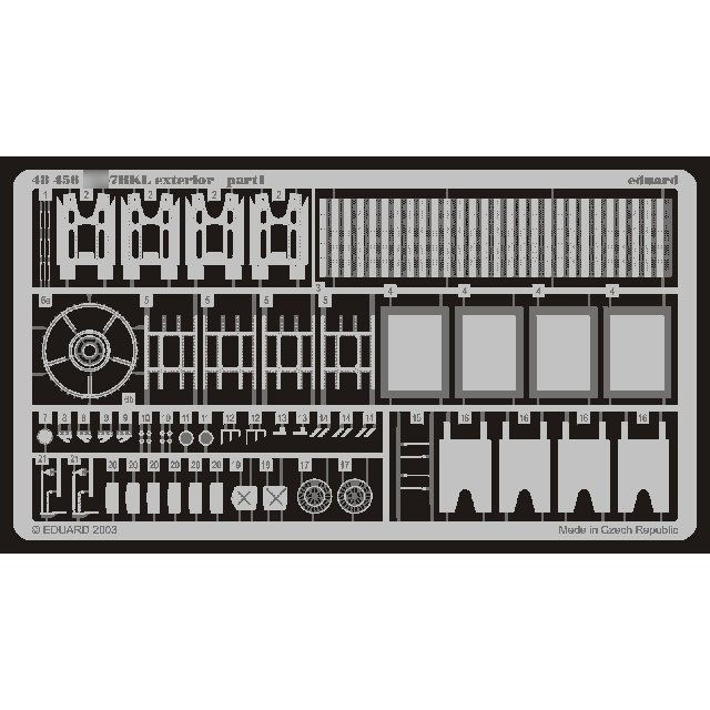 48456 Eduard 1/48 Photo Etching С-7BKL exterior   