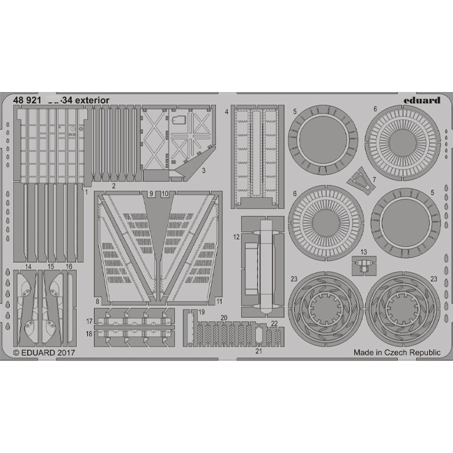 48921 Eduard 1/48 Photo Etching С-34 exterior