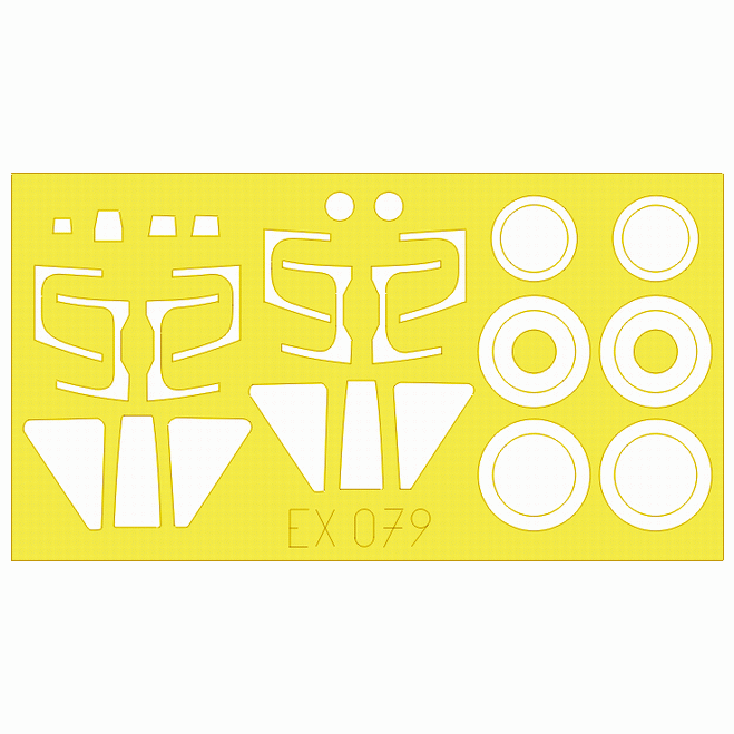 EX079 Edward 1/48 Mask for С-25K Frogfoot 