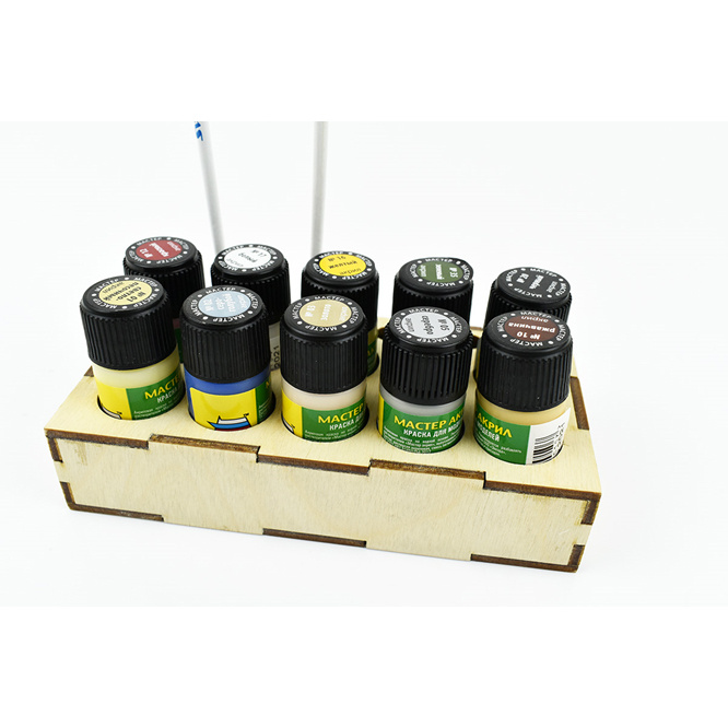 LSH0005 Laser Hobby Stand for paints and glue Zvezda and brushes