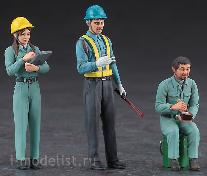 66006 Hasegawa 1/35 Set of Construction Workers, B