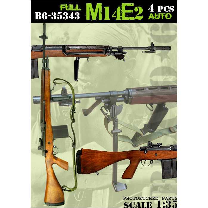 B6-35343 Bravo-6 1/35 M14E2 Rifle