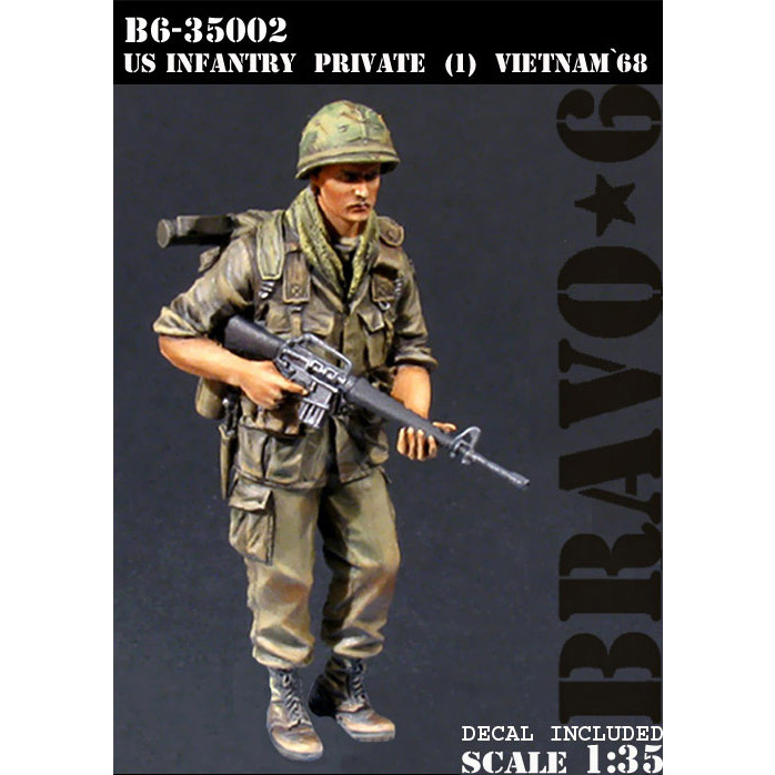 B6-35002 Bravo-6 1/35 U.S. Infantry Private (1), Vietnam '68 / U.S. Infantry Private (1), Vietnam '68