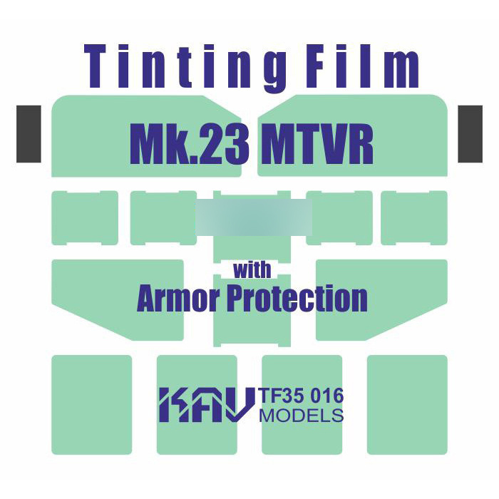 TF35 016 KAV models 1/35 Tinting film on MTVR Mk.23 with Armor Protection (Trumpeter)