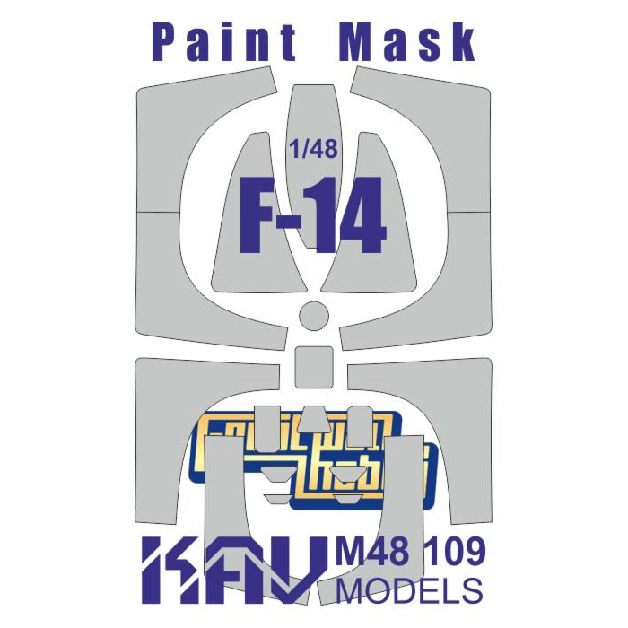 M48 109 KAV models 1/48 Окрасочная маска для моделей F-14 (Great Wall Hobby)