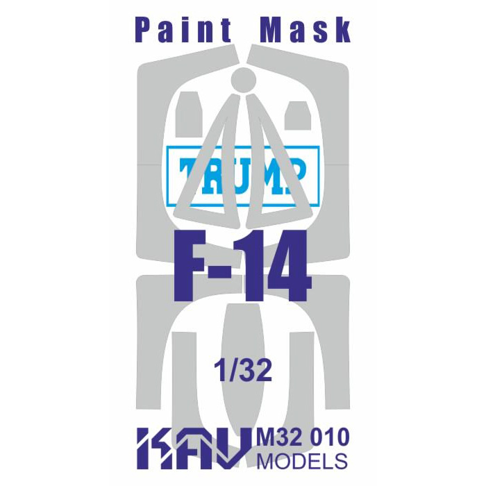 M32 010 KAV models 1/32 Окрасочная маска для моделей F-14 (Т$ач)