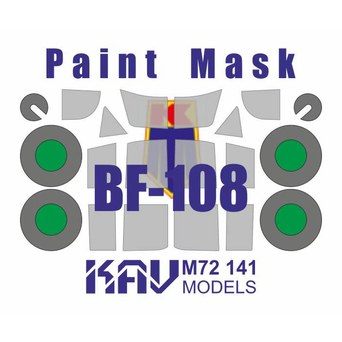 M72 141 KAV models 1/72 Окрасочная маска на Bf-108 (Fly/KP)