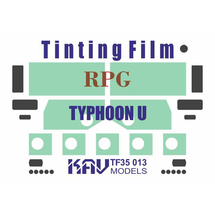 TF35 013 KAV Models 1/35 Tinting Film for Typhoon-U 63095 (RPG-MODEL)