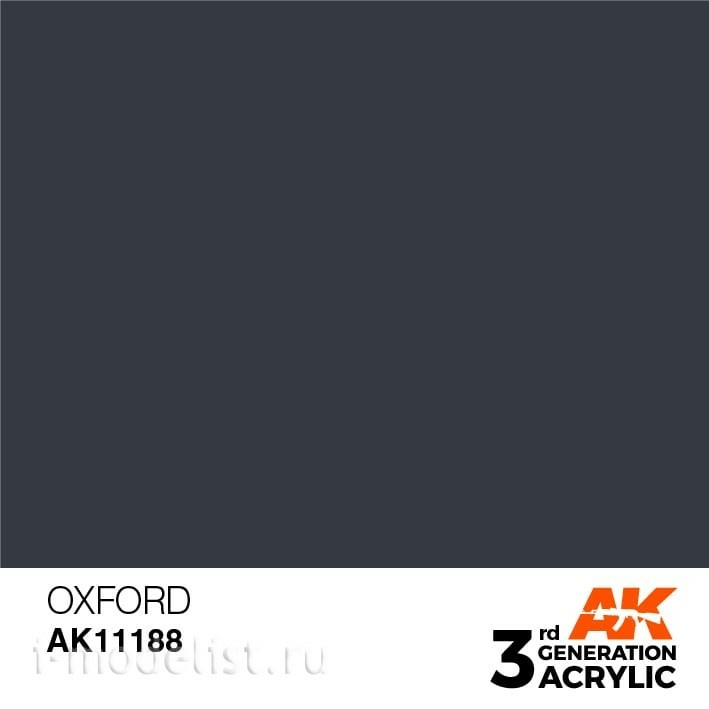 AK11188 AK Interactive acrylic Paint 3rd Generation Oxford 17ml