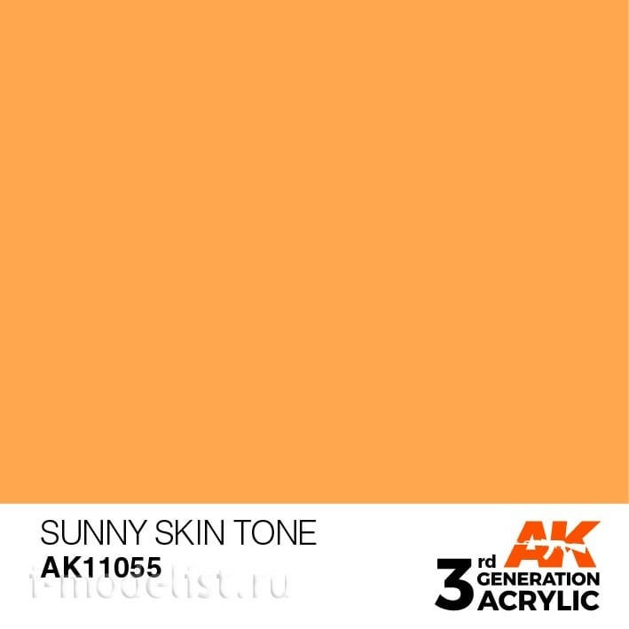 AK11055 AK Interactive acrylic Paint 3rd Generation Sunny Skin Tone 17ml
