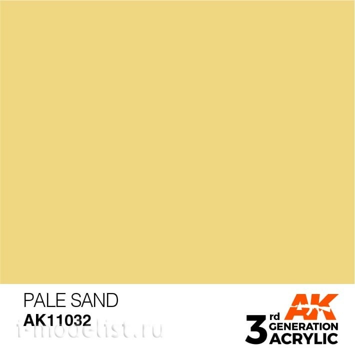 AK11032 AK Interactive acrylic Paint 3rd Generation Pale Sand 17ml