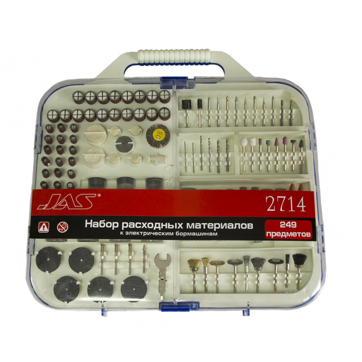 2714 JAS Set of consumables for drill bits, 249 items