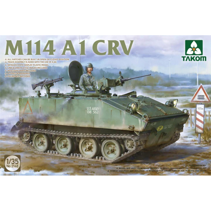 2148 Takom 1/35 Armored Personnel Carrier M114 A1 CRV