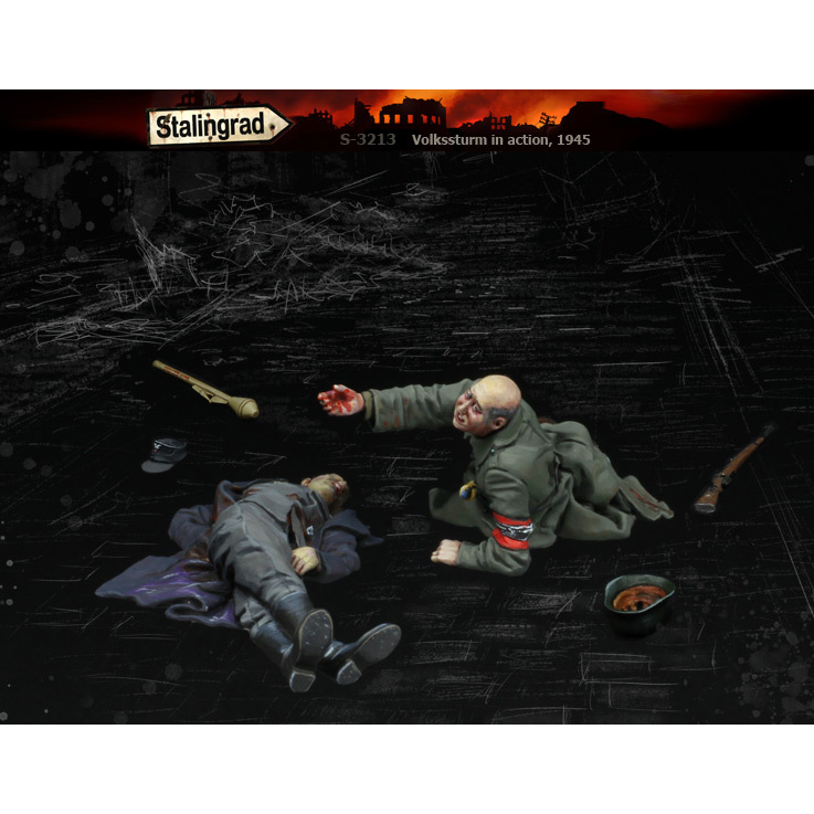 S-3213 Stalingrad 1/35 Volkssturm in action, 1945