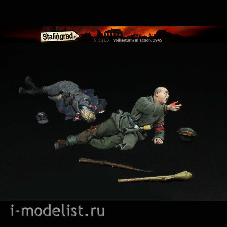 S-3213 Stalingrad 1/35 Volkssturm in action, 1945