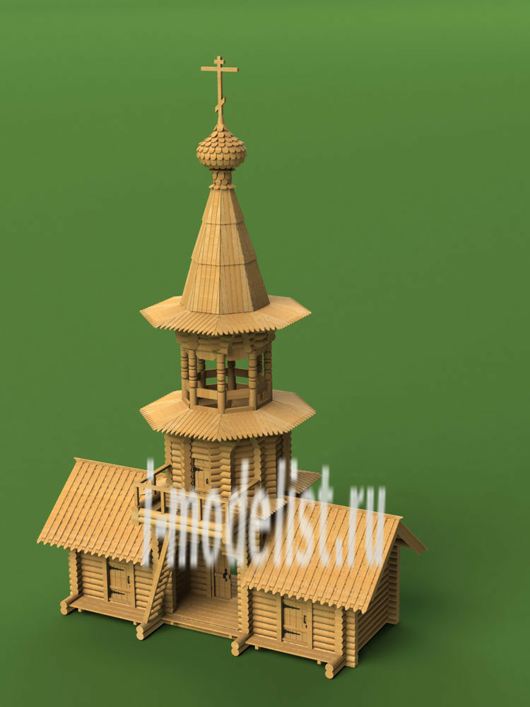 1103 Sbmodel 1/60 Seliverstovo the Bell tower of the Burg, Yakutia of the XVII century