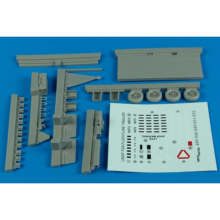 480 046 Aires 1/48 Flightline trailer F-2A (steel platform)